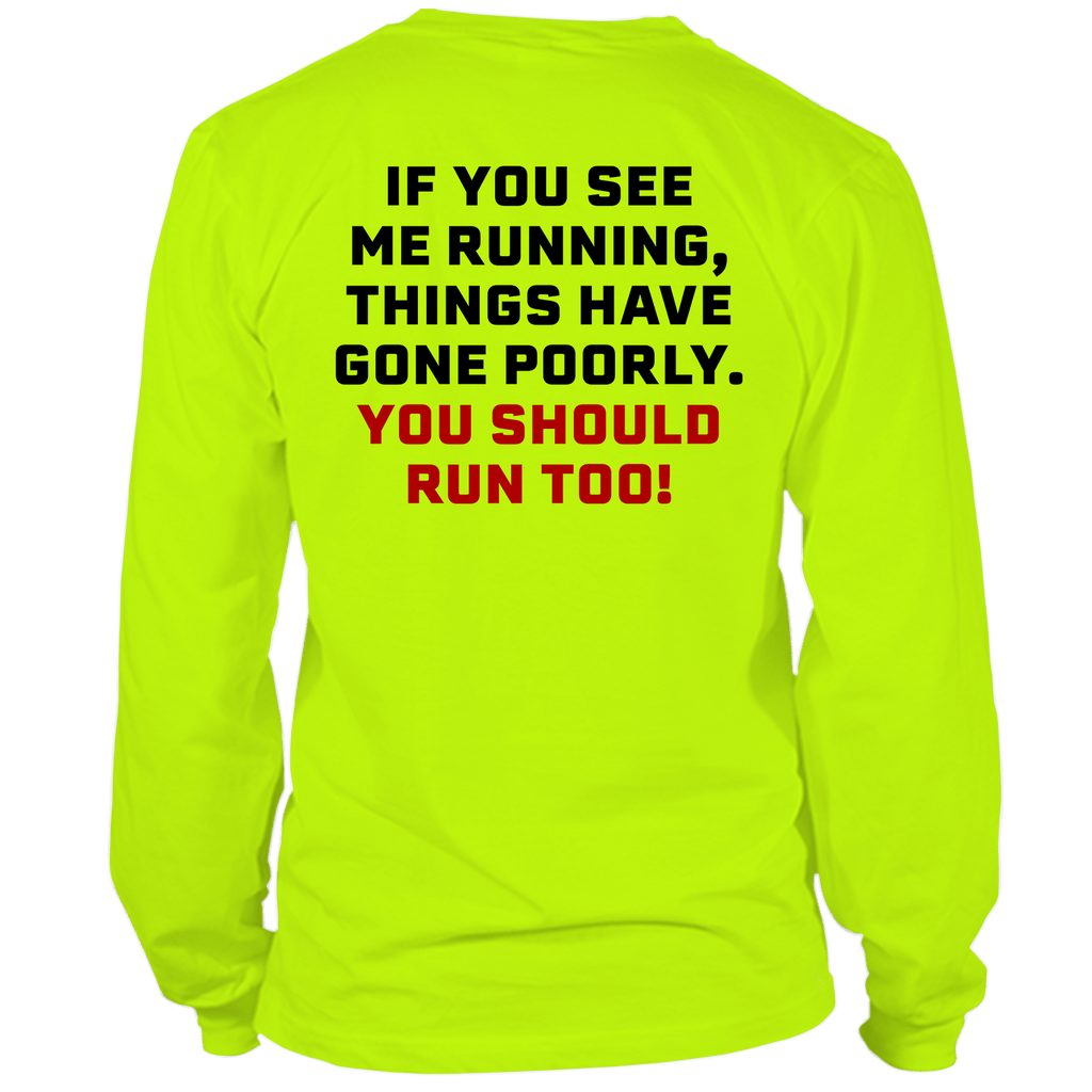 Run - Long Sleeve Hi-Vis T-Shirt