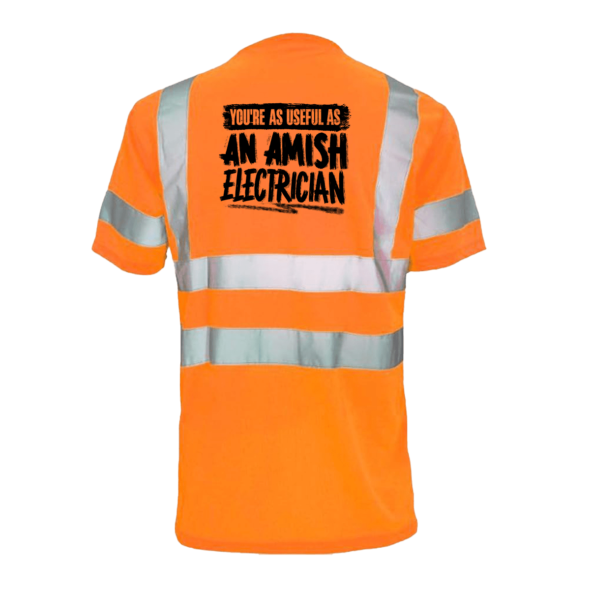 Amish Electrician - Reflective Safety T-Shirt