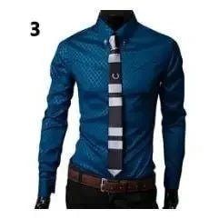 men's luxury Social Business Style Slim Soft Comfort Long Sleeve Gentleman.Clothing