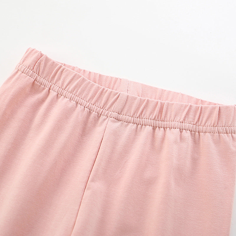 Autumn Arrival Baby Kids Girls Cartoon Pattern Cute Pants